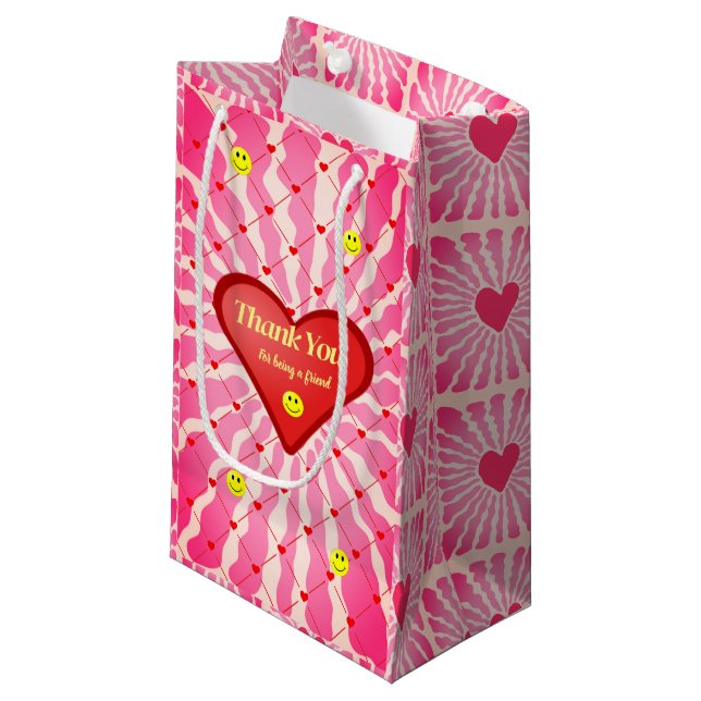 Petit Sac Cadeau Ami Sunshine Merci (Devant Angle)