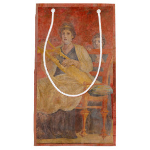 Petit Sac Cadeau Ancien Pompéi Romain Voisin Fresco Musician Art