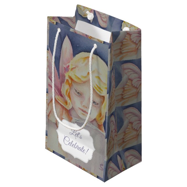 Petit Sac Cadeau Angel Love (Devant Angle)