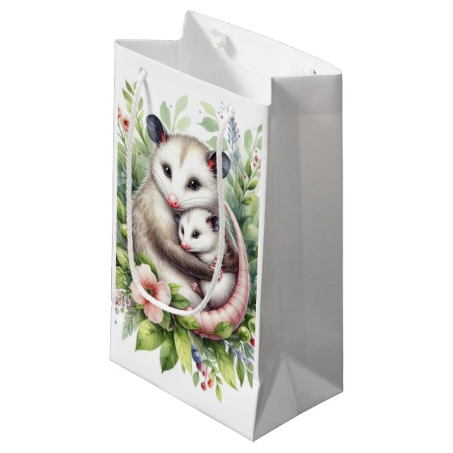 Petit Sac Cadeau Animaux sauvages Possum (Devant Angle)