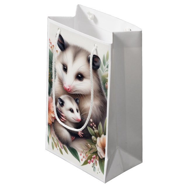 Petit Sac Cadeau Animaux sauvages Possum (Devant Angle)