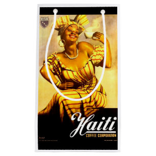 Petit Sac Cadeau Années 1950 Haïti Coffee Corporation