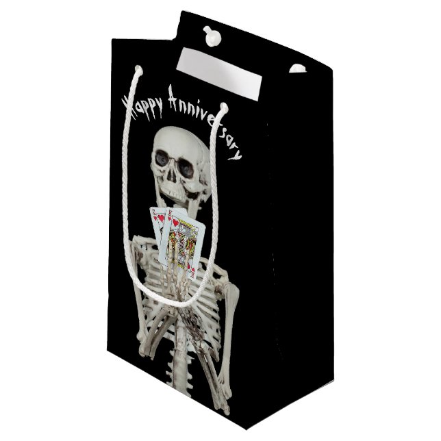 Petit Sac Cadeau Anniversaire Mariage d'Halloween (Devant Angle)
