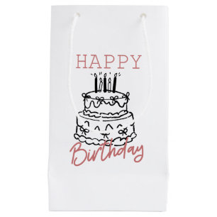 Petit Sac Cadeau - Anniversaire Minimaliste