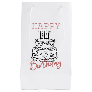 Petit Sac Cadeau - Anniversaire Minimaliste
