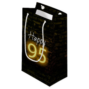 Petit Sac Cadeau Anniversaire Neon 95 Connexion en brique