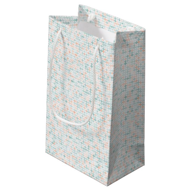 Petit Sac Cadeau Arrière - plan abstrait avec de petites taches (Dos Angle)