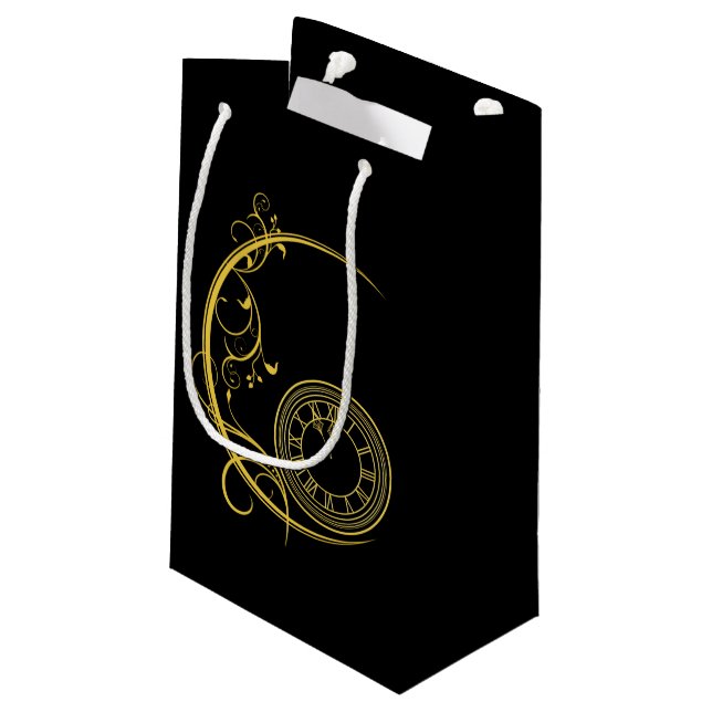 Petit Sac Cadeau Art Nouveau Clock (Dos Angle)