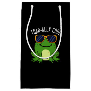 Petit Sac Cadeau Aujourd'hui Cool Funny Toad Pun Dark BG