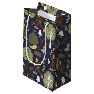 Petit Sac Cadeau Aventure de minuit de la forêt de Bigfoot