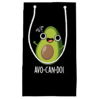 Avo-can-do Funny Avocado Pun Dark BG