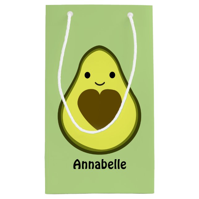 Petit Sac Cadeau Avocat mignon d'amour d'avocat avec un puits de (Dos)