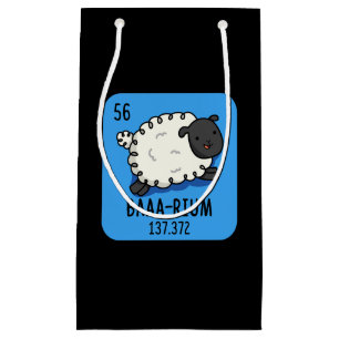 Petit Sac Cadeau Baa-rium Funny Sheep Chimie Pun Dark BG