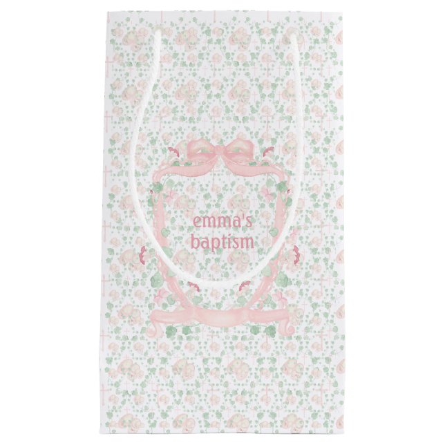 Petit Sac Cadeau Baby Bootie Coquette Crest (Devant)
