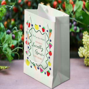 Petit Sac Cadeau Baby shower de marché des fermiers cultivés locale