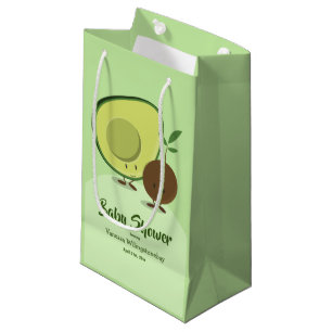 Petit Sac Cadeau Baby shower de personnage de dessin animé Avocado 