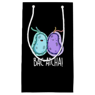 Petit Sac Cadeau Bac-atcha Funny Bacteria Pun Dark BG