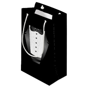 Petit Sac Cadeau Bachelor Party Groomsman Team Groom black tuxedo