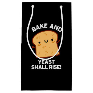 Petit Sac Cadeau Bake Et Levure Montera Funny Pun De Pain Foncé BG