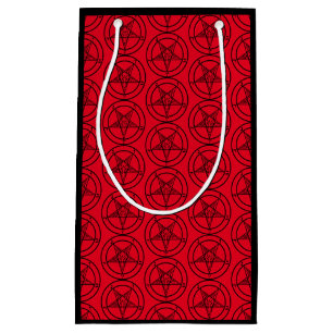 Petit Sac Cadeau Baphomet Pentagram Satanique