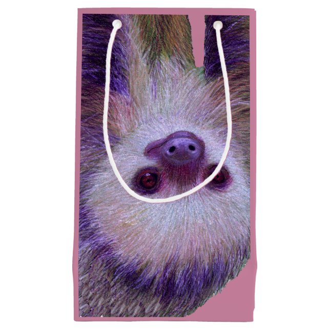Petit Sac Cadeau Bébé Sloth (Devant)