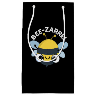 Petit Sac Cadeau Bee-zarre Funny Bizarre Bee Pun Dark BG