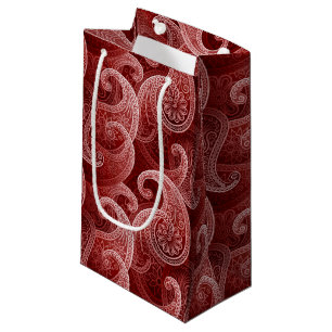 Petit Sac Cadeau Bohemian Paisley Motif intemporel
