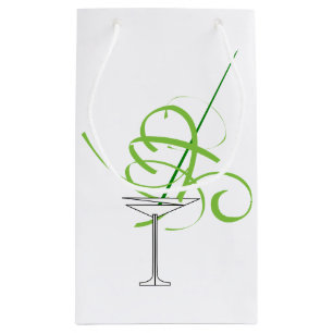 Petit Sac Cadeau Boîte à cadeaux Martini Cocktail