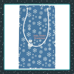 Petit Sac Cadeau Bonjour, Winter Wonderland