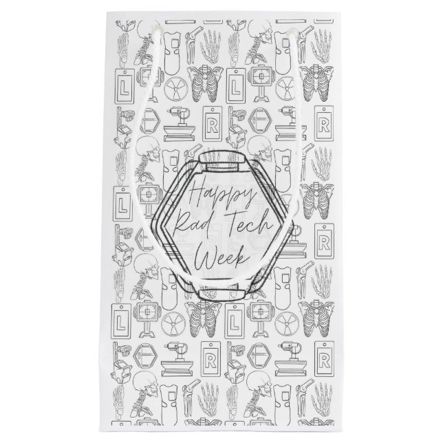 Petit Sac Cadeau Bonne Semaine Rad Tech (Devant)