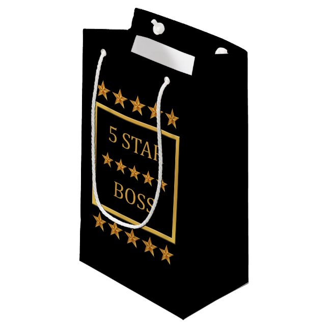 Petit Sac Cadeau Boss Day Cinq étoiles Boss SGB (Devant Angle)
