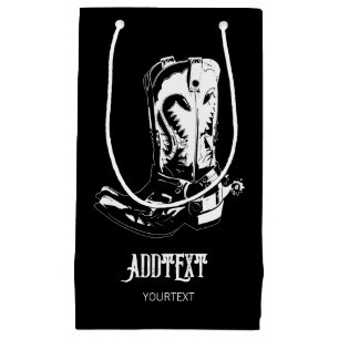 Petit Sac Cadeau Bottes de cowboy