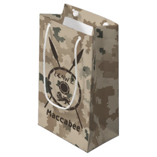 Petit Sac Cadeau Bouclier Maccabee Et Paroles - Désert