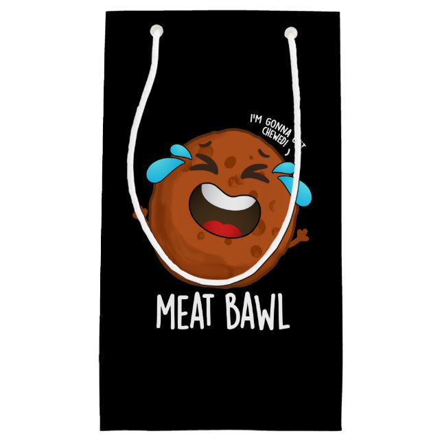Petit Sac Cadeau Boule de viande amusant tournoi de boule de viande (Devant)