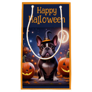 Petit Sac Cadeau Bouledogues français Halloween French Bulldog