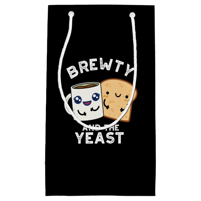 Petit Sac Cadeau Brewty Et La Levure Drôle Movie Pun Dark BG (Devant)