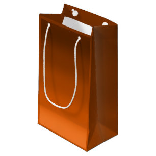 Petit Sac Cadeau Brown à orange