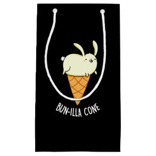 Petit Sac Cadeau Bunnilla Cone Funny Bunny Vanilla Dark BG