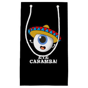 Petit Sac Cadeau Caramba de l'oeil amusant pistolet mexicain foncé