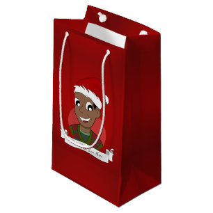 Petit Sac Cadeau Caricature de Noël