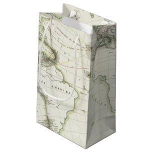 Petit Sac Cadeau Carte d'activité volcanique