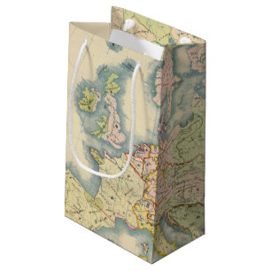 Petit Sac Cadeau Carte ethnographique de l'Europe