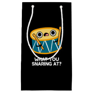 Petit Sac Cadeau Ce que vous chantez à Funny Drummer Drum Pun Dark