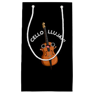 Petit Sac Cadeau Cello-llujah Funny Cello Pun Dark BG