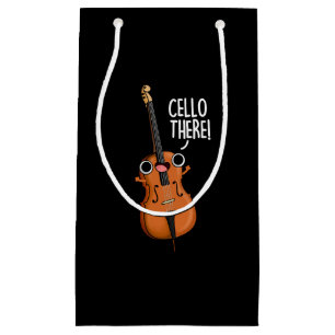 Petit Sac Cadeau Cello There Funny Music Pun Dark BG