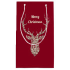 Cerfs communs en filigrane de Noël