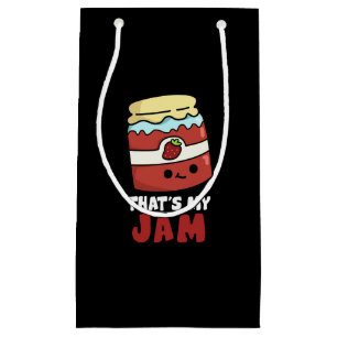 Petit Sac Cadeau C'est My Jam Funny Jar of Jam Pun Dark BG