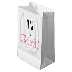 Petit Sac Cadeau C'est une fille ! Baby shower