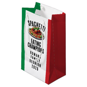 Petit Sac Cadeau Champions de la famille réunis pour manger des spa