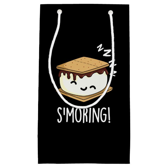 Petit Sac Cadeau Chanter amusant Puns de semence foncé BG (Devant)